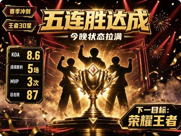 黑金战绩海报示例